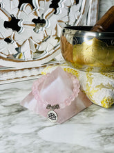 Load image into Gallery viewer, Rose Quartz beaded bracelet